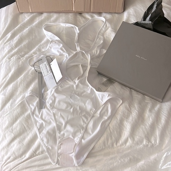 BNWT Rick Owens One Piece Swimsuit Rare Size 48/14 - Picture 3 of 3